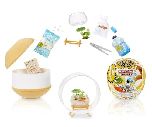 MGA's Miniverse Make It Mini Nature Series 2 - Mini-Sammlerstücke, DIY-Spielset, Basteln mit Harz, Nachgebildete Pflanzen, Tiere, Blumen für Sammler & Kinder ab 8 Jahren, Nicht ESSBAR