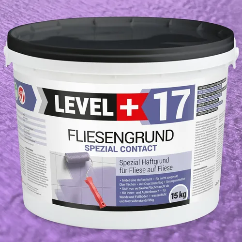 Fliesengrund 15kg - Fliese auf Fliese Haftgrundierung - Industrielle Lacke für Innen und Außen, wasserfest und frostbeständig, ideal für eine starke Haftung auf verschiedenen Untergründen.