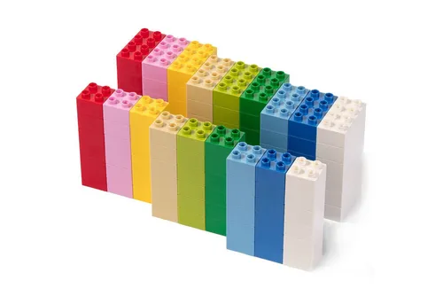 Katara Klemmbausteine für Kleinkinder – 108 bunte Bausteine für kreatives Bauen