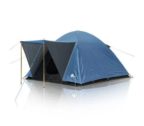 yourGEAR Kuppelzelt Bosa für 3 Personen - Kuppelzelt für 3 Personen, wasserdicht bis 3000 mm, ideal für Camping-Abenteuer und Outdoor-Aktivitäten.