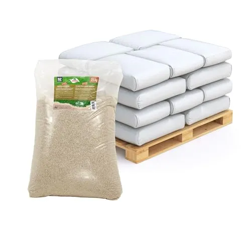VERDURMAX® Premium Rasensand 20x25 kg – Optimale Rasenpflege - Feuergetrockneter Quarzsand 0,3–1,5 mm für die professionelle Rasenpflege. Verbessert die Bodenstruktur und fördert ein gesundes Wurzelwachstum. Ideal für Rasenneuanlagen und Sportplätze.