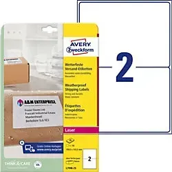 Versandaufkleber & -etiketten von Avery Zweckform