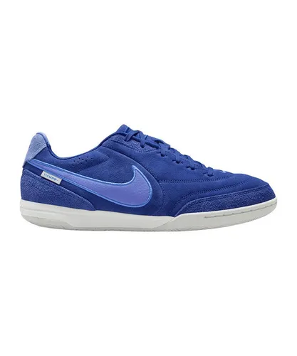 Nike Tiempo Streetgato Prm - Blau - Hochwertige Fußballschuhe aus FlyTouch-Leder für optimales Ballgefühl. Die Cushlon-3.0-Mittelsohle sorgt für Komfort auf unebenem Terrain, während das dynamische Traktionsprofil perfekten Grip bietet.