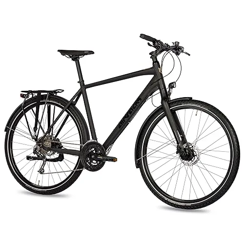 Airtracks Herren City XXL Fahrrad 28 Zoll - Trekking Fahrrad TR.2880 mit Shimano Deore - Fahrräder - Robustes 28 Zoll Herren Trekking Fahrrad mit 27 Gängen, ideal für Fahrer bis 150 kg. Perfekt für anspruchsvolle Touren und lange Strecken.