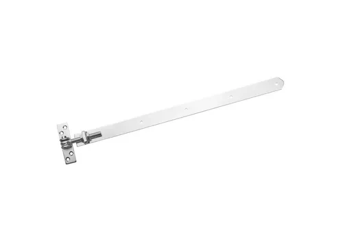 SO-TECH® Torbeschlag Gartentorscharnier verstellbar - Eisenwaren, verstellbares Gartentorscharnier aus verzinktem Stahl, ideal für langlebige und individuelle Anwendungen mit einer Länge von 695 - 750 mm.