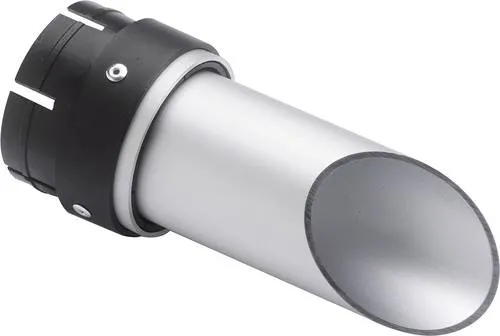 Weller FT-N Absaugdüse 1St. - Lötrauchabsaugung-Zubehör mit Easy-Click 60, abgeschrägte Düse aus Aluminium für effektive Rauchabsaugung, Ø 50 mm, Länge 130 mm.