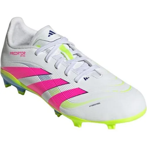 ADIDAS Predator League Kinder Fussball-Rasenschuhe FG/MG - Fußballschuhe mit Hybridfeel Obermaterial für optimale Ballkontrolle, ideal für Kinder und Teens. Hergestellt aus mindestens 20 % recycelten Materialien, um die Umwelt zu schonen.