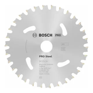 Bosch Kreissägeblatt 140 x 20mm - 30 Zähne - Kreissägeblatt für präzise Schnitte in rostfreiem Stahl. Mit hochwertigen Carbide-Zähnen und extraschmale Schnittfuge für müheloses Sägen. Ideal für Akku-Metalltrockensägen.