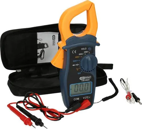 KS Tools Digital Amperezangen-Satz 600A, 3-teilig - 150.0925 - Spannungsprüfer & Gerätetester, präzise Messungen bis 600A für professionelle Anwendungen und einfache Handhabung.