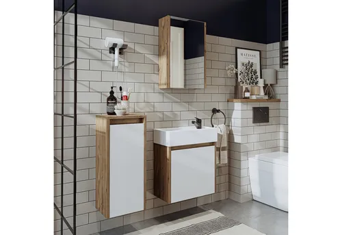 Roomart Badmöbel-Set MINI 50 in braun von Roomart
