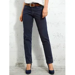 5-Pocket-Jeans INSPIRATIONEN für Damen, Gr. 195, Extrakurzgrößen - Beliebte 5-Pocket-Jeans in marineblau, ideal für trendbewusste Damen. Mit 98% Baumwolle für hohen Tragekomfort und schmaler Beinform. Perfekt kombinierbar für jeden Anlass.