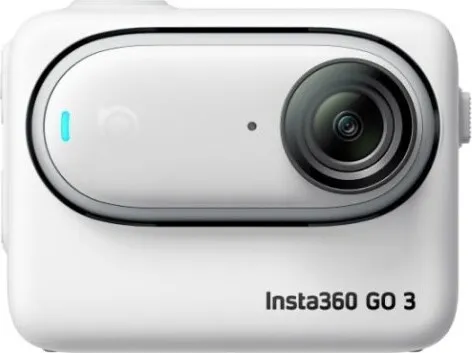 Insta360 GO 3 128 GB - Action-Cam mit Bluetooth und WLAN - Action-Cam mit 128 GB Speicher, 30p Videoqualität und kabelloser Verbindung für kreative Aufnahmen unterwegs.