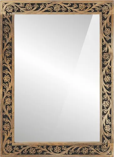 vidaXL Badspiegel aus Massivholz von vidaXL