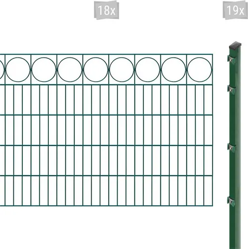 Arvotec Doppelstabmattenzaun EXCLUSIVE 100 - Doppelstabmattenzaun zum Einbetonieren, robust und witterungsbeständig mit hochwertiger Verzinkung und Pulverbeschichtung für langlebige Sicherheit und modernes Design.