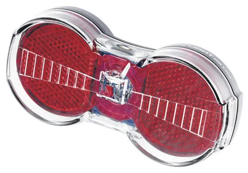 Busch & Müller Toplight Flat S Rücklicht - Fahrradbeleuchtung mit integriertem Z-Rückstrahler, flach und leicht, ideal für sicheres Fahren bei Dunkelheit.