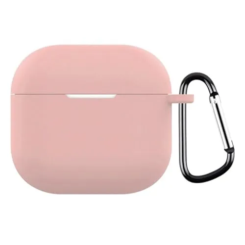 CoverKingz Hülle kompatibel mit AirPods 4 - Silikon Schutzhülle AirPods 4 Cover - Case Tasche Rosa
