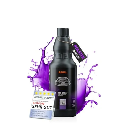 ADBL Pre Spray (500ml) - Leistungsstarker Vorreiniger für Polster und Teppiche - Entfernt Fett, Flecken und Verschmutzungen - Perfekt für die Vorbehandlung bei der Extraktionsreinigung, Textilreiniger