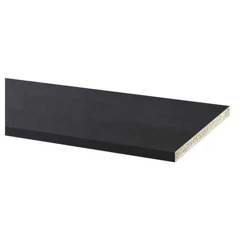 Feldmann-Wohnen Sockelleiste Sockelleisten, L: 200 cm, H: 10 cm, Lockelleiste in verschiedenen Längen, 1-St., moderne Optik, 200x10cm Fresco Anthrazit