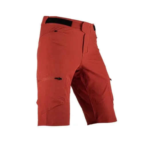 Leatt Herren Mountainbike Shorts All Mountain 2.0 - Lava Rot, XXL - Fahrradhosen für anspruchsvolle MTB-Fahrer. Die Shorts bieten mit 4-Wege-Stretch und Belüftung optimalen Komfort und Bewegungsfreiheit – perfekt für heiße Tage im Gelände.