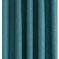Homing blickdichter Vorhang Uni Gardine Petrol in petrol von Homing