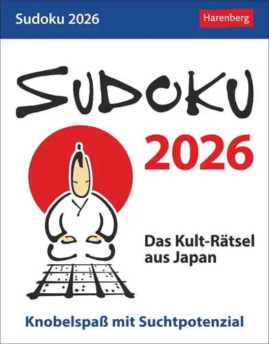 Sudoku Tagesabreißkalender 2026 - Das Kult-Rätsel aus Japan | Kalender | Deutsch