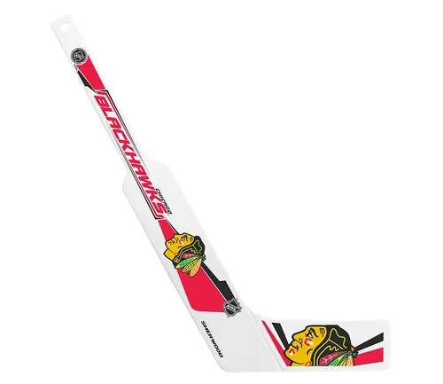 Mini Torwart-Schläger Plastik NHL - Chicago Blackhawks - Kompakter Minischläger für Kniehockey und als Souvenir. Ideal für Eishockey-Fans mit hochwertiger Verarbeitung und praktischem Design.