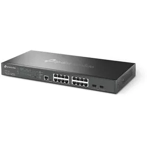 TP-LINK Omada 16-Port L2+ PoE Switch - 16-Port Managed Netzwerk-Switch, Power over Ethernet für effiziente Stromversorgung und einfache Verwaltung