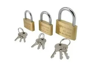 HM Müllner Vorhangschloss-Set 3 tlg