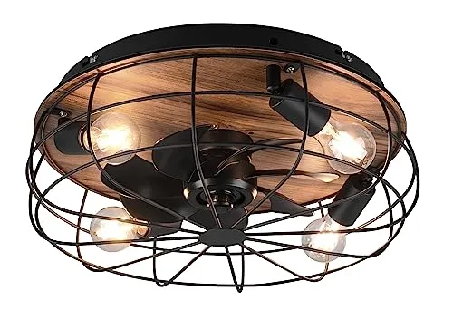 Reality Leuchten Deckenleuchte Trondheim mit Ventilatorfunktion - Moderne Deckenleuchte mit Ventilatorfunktion und Timer, 4-flammig, ideal für komfortable Raumklimatisierung und stilvolle Beleuchtung in jedem Innenraum.