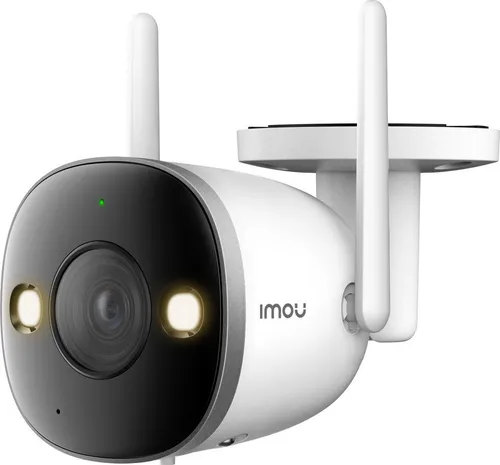 IMOU Bullet 2 Pro 4MP - WLAN IP Überwachungskamera - Überwachungskameras mit 4MP Live-Überwachung und Nachtsicht in Vollfarbe, ideal für den Außenbereich dank IP67-Zertifizierung und integriertem Spotlight.