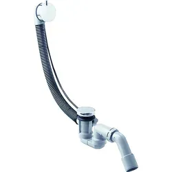Hansgrohe Flexaplus S Komplettset Ab- und Überlaufgarnitur für Normalwannen - Chrom - Für Badewannen, hochwertige Chrom-Oberfläche für langlebigen Glanz und einfache Montage.