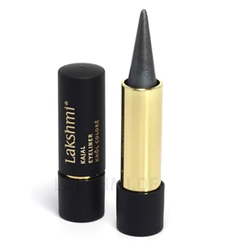 Kajal Silbergrau No 215 - Ayurvedischer Kajal - Kajal & Eyeliner, sanfte Formulierung mit natürlichen Inhaltsstoffen für empfindliche Augen und langanhaltende Farbe.
