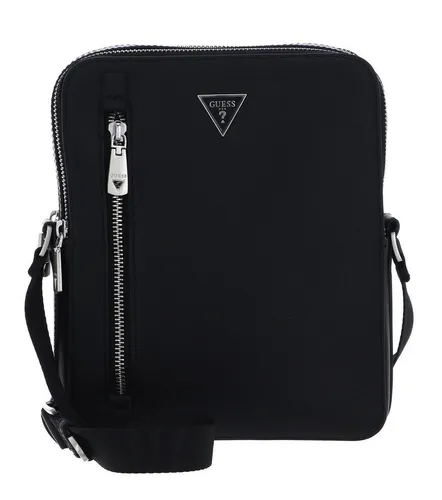 Guess Torino Umhängetasche 24 cm black - Stilvolle Begleiterin - Moderne Umhängetasche aus strapazierfähigem Polyurethan, ideal für jeden Anlass. Mit praktischem Schultergurt und kompakten Maßen von 24 x 20 x 5 cm.