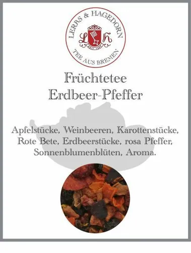 Früchtetee Erdbeer Pfeffer 1kg