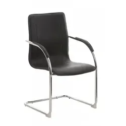 CLP Freischwinger Melina Kunstleder in schwarz von CLP