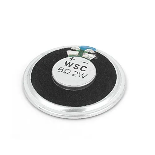 sourcing map Elektronische Spielzeug 40mm Durchmesser rund Intern Magnet Lautsprecher 8Ohm 2W de