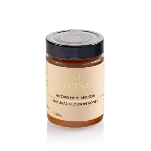 Natürlicher Kloster-Wildblumenhonig Premium Blütenhonig vom Berg Athos - 450g