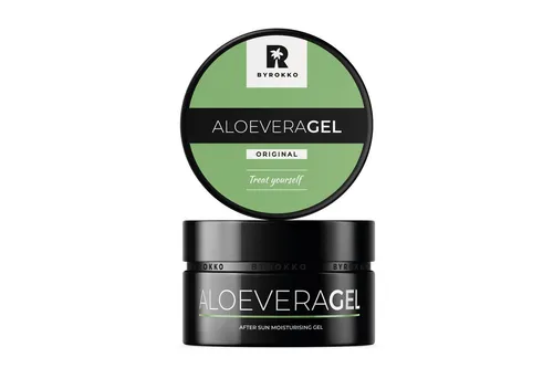 Produktbild BYROKKO After Sun-Gel BYROKKO Aloe Vera Gel – Schnell einziehendes, kühlendes After-Sun Gel, 1-tlg.