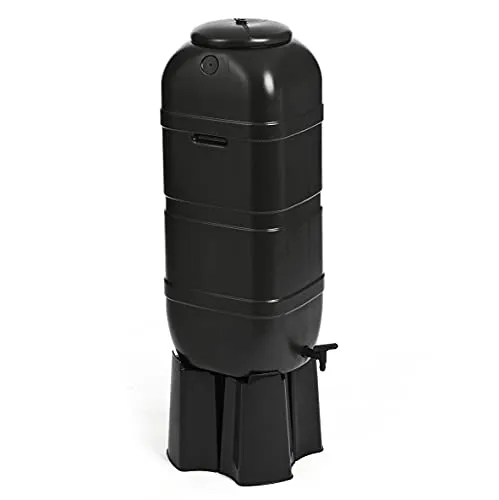 Kreher Regentonnen 100L mit Standfuß und Füllautomat