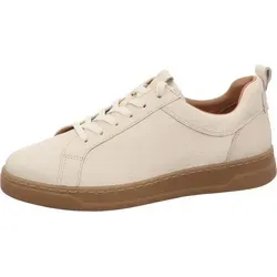 Tamaris Sporthalbschuhe Formsohle modisch in weiss/weiss kombi, Gr. 41 - Weiß - 41