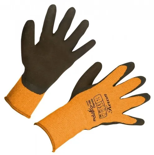Kerbl 1 Paar Winterhandschuh PowerGrab Thermo orange Größe 10 297384