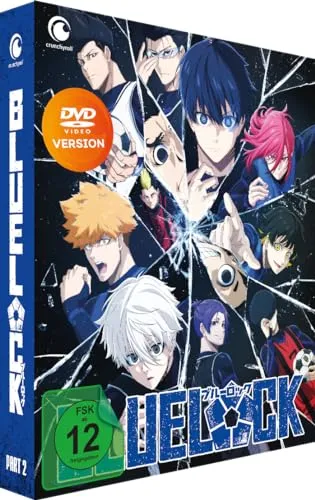 Blue Lock - Staffel 1 - Part 2 - Vol.3 - [DVD] mit Sammelschuber - Filme, spannende Fußball-Action und limitierter Sammelschuber für Fans und Sammler