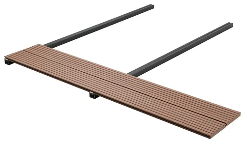 Terrassendiele 6 pcs Hellbraun WPC - 6 hochwertige WPC-Terrassendielen in elegantem Hellbraun, ideal für die Gestaltung Ihrer Terrasse. Langlebig und pflegeleicht für ein schönes Zuhause.