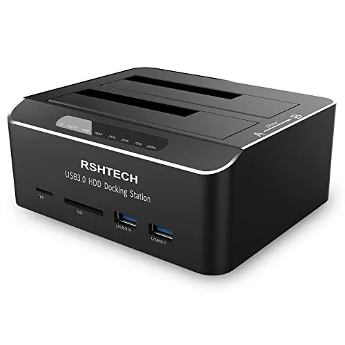RSHTECH Dualschacht Festplatten Docking Station