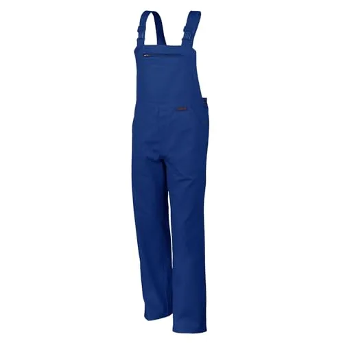 Qualitex Workwear Arbeitslatzhose - Übergrößen Latzhose in Kornblau - Robuste Arbeitslatzhose aus 100% Baumwolle, ideal für Profis, erhältlich in Übergrößen für optimalen Tragekomfort.