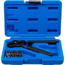 BGS-8774 Fixierklammern-Satz, 11-tlg. - Zangen-Set mit 11 hochwertigen Fixierklammern, ideal für präzise Befestigungen und Reparaturen im Heimwerkerbereich.