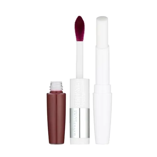 Maybelline New York Lippenstift, Super Stay 24H, Flüssig und langanhaltend, Nr. 840 Merlot Muse, 5g