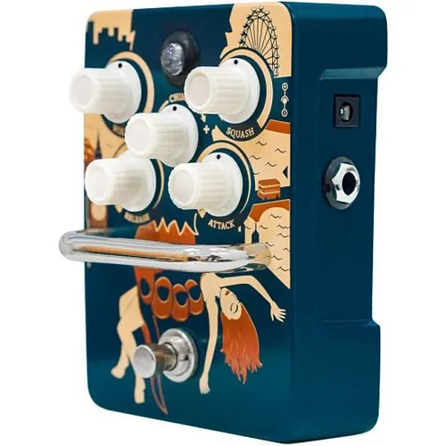 Orange Kongpressor Pedal - Orange Custom Shop Kongpressor Pedal, analoger Kompressor mit transparentem Bypass und 12db Clean Boost - ideal für Musiker, die ihren Sound perfektionieren möchten.