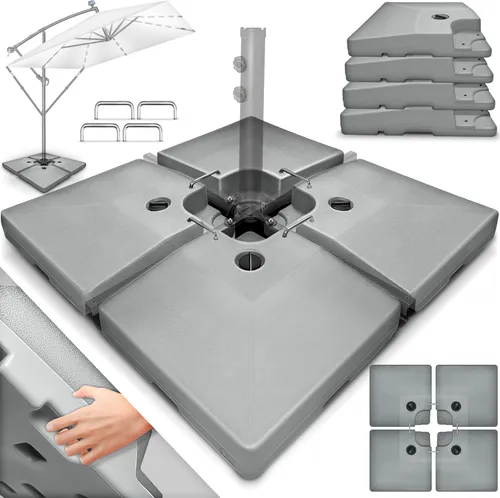 Sonnenschirmständer Grau von tillvex