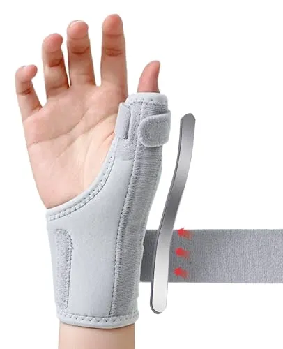DASHUI Daumenbandage Rechts und Links, Daumensattelgelenk Bandage, tmungsaktive und Weiche Daumenschiene Einstellbare, Daumenorthese bei Arthrose, Sehnenscheidenentzündung, Schnappdaumen